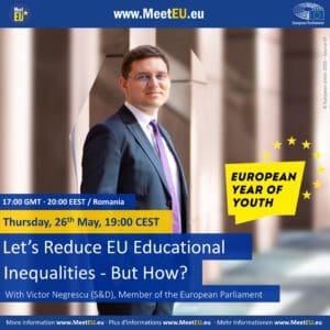 26 May - Let's Reduce #EU Educational Inqualities - but How [EYY]